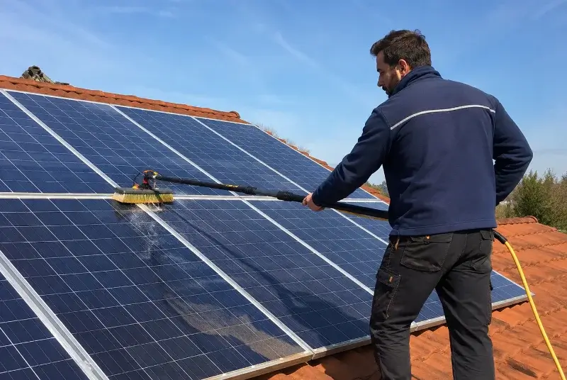 Nettoyage et entretien de panneaux solaires à Saint-Sulpice-la-Pointe